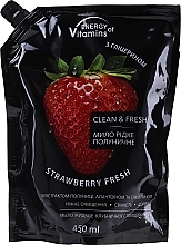 Strawberry Liquid Glycerin Soap - Vkusnyye Sekrety Energy of Vitamins (doypack) — photo N1