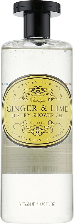 ジンジャー＆ライム シャワー ジェル - Naturally European Shower Gel Ginger and Lime	 — photo N1