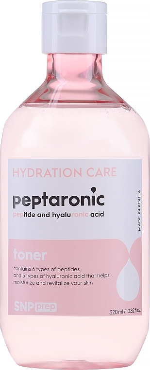 Moisturizing Face Toner with Peptides - SNP Prep Peptaronic Toner — photo N1