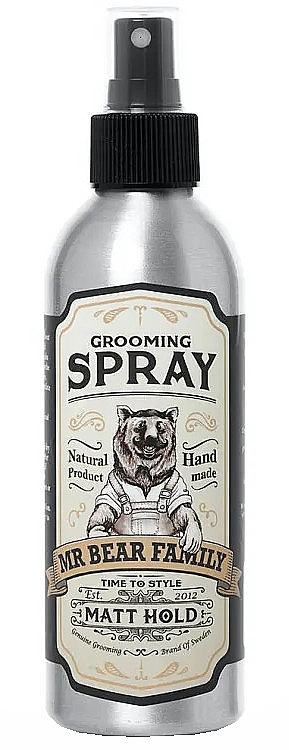 Mattifying Hair Spray - Mr Bear Family Matt Hold Grooming Spray — photo N1