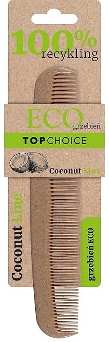 ECO Coconut Comb, brown, 60595 - Top Choice — photo N2