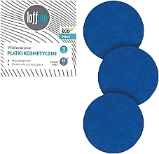 Fragrances, Perfumes, Cosmetics Reusable Cosmetic Pads, blue, 3 pieces - Loffme