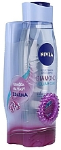 Fragrances, Perfumes, Cosmetics Set - NIVEA Diamond Volume Care Kit (shm/250ml + h/cond/200ml + h/ring)