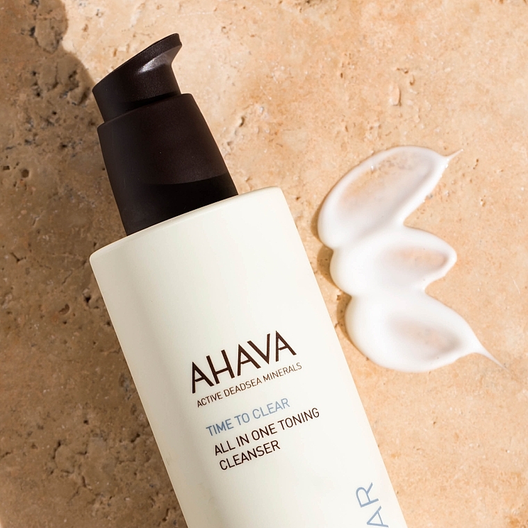 Toning Face & Eye Cleanser - Ahava Time To Clear All in One Toning Cleanser — photo N5