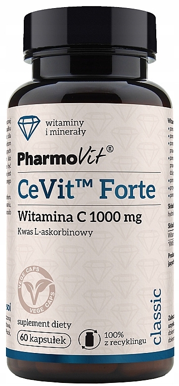 Dietary Supplement 'CeVit Forte 1000 mg' - Pharmovit Classic — photo N1