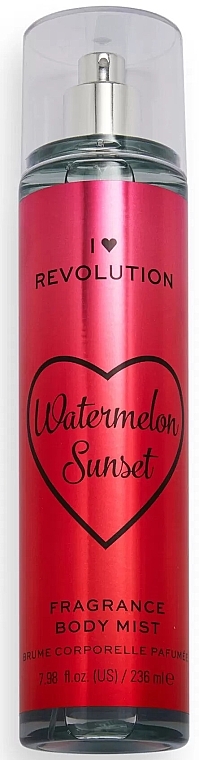 Perfumed Body Spray - I Heart Revolution Watermelon Sunset Body Mist — photo N1