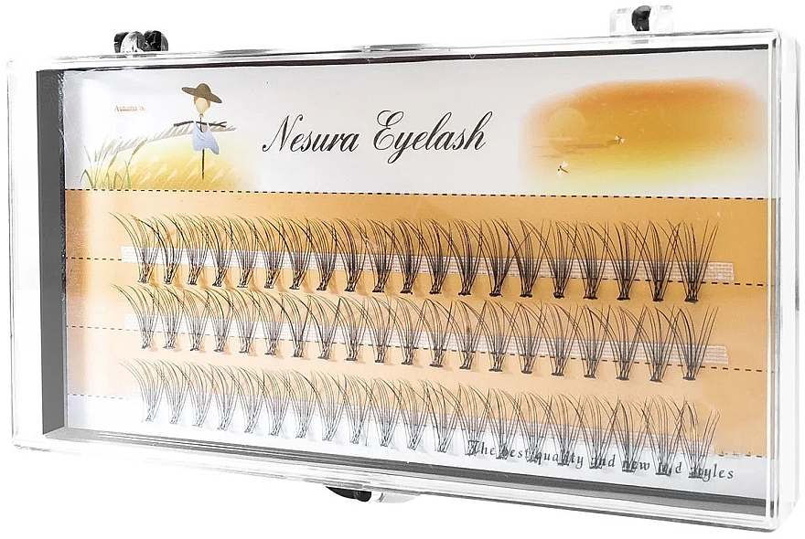 Lash Individuals, C, 12 mm - Clavier Nesura Eyelash — photo N1