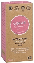 Fragrances, Perfumes, Cosmetics Tampons with Applicator "Mini", 16 pcs - Ginger Organic
