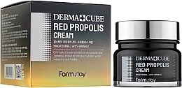 Fragrances, Perfumes, Cosmetics Nourishing Propolis & Hibiscus Face Cream - FarmStay Derma Cube Red Propolis Cream