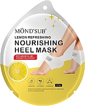 Fragrances, Perfumes, Cosmetics Nourishing Foot Mask - Mond'Sub Lemon Refreshing Nourishing Heel Mask