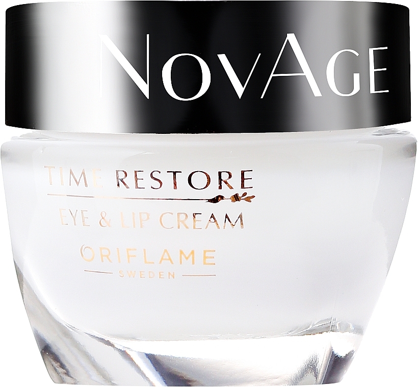 Rejuvenating Cream for Eye Contour and Lip - Oriflame NovAge Time Restore Eye & Lip Cream — photo N2