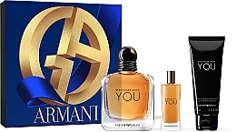 Fragrances, Perfumes, Cosmetics Giorgio Armani Emporio Armani Stronger With You - Set (edt/100ml + edt/15ml + sh/gel/75ml)