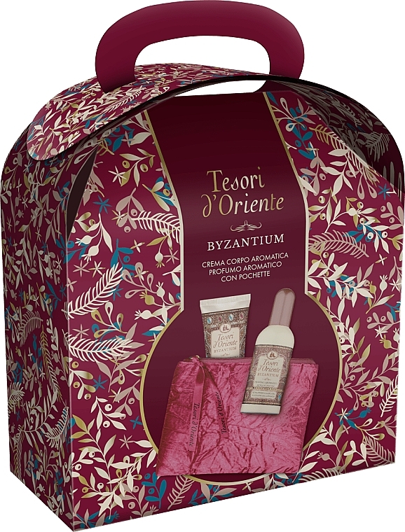 Tesori D`Oriente Set, Byzantium - Set (edp/100ml + b/cr/75ml + bag/1pc) — photo N1