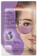 Fragrances, Perfumes, Cosmetics Hydrogel Eye Patch "Lavender" - Purederm Petal Waltz Under Eye Gel Patch "Lavender"