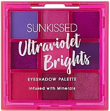 Fragrances, Perfumes, Cosmetics Eyeshadow Palette - Sunkissed Ultraviolet Bright Eyeshadow Palette