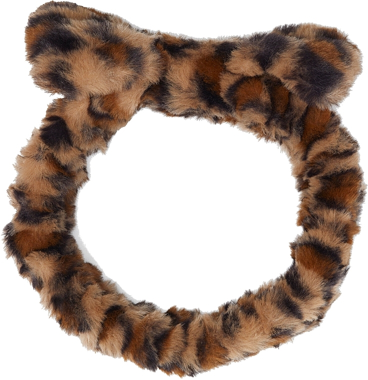 Cosmetic Head Band, leopard print - Revolution Skincare Leopard Print Headband — photo N2