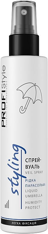 Veil Spray "Liquid Umbrella" - Profi Style Styling Veil Spray — photo N1