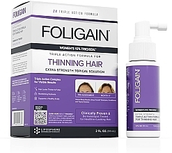 Fragrances, Perfumes, Cosmetics Anti Hair Loss Serum for Women - Foligain Women's Triple Action Complete Formula For Thinning Hair