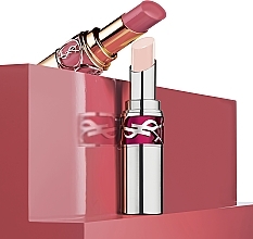 Dual Care Shiny Lip Balm - Yves Saint Laurent Rouge Volupte Candy Glaze — photo N11