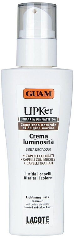 Multivitamin Cream for Colored & Highlighted Hair - Guam UPKer Glossing Cream Shine Enhancing — photo N2