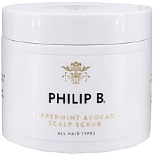 Fragrances, Perfumes, Cosmetics Mint & Avocado Scalp Scrub - Philip B Peppermint Avocado Scalp Scrub