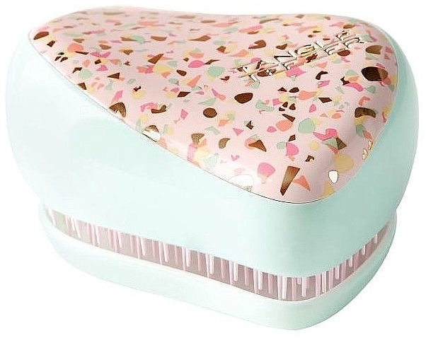 Compact Hair Brush - Tangle Teezer Compact Styler Apricot Leopard — photo N1