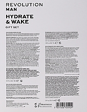 Set - Revolution Skincare Man Hydrate & Wake Gift Set (eye/ser/15ml + f/wash/150ml + f/cr/75ml) — photo N2