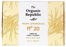 Soap - The Organic Republic Lemongrass Face Body Soap — photo N2
