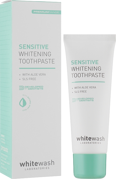 Whitening Toothpaste for Sensitive Teeth & Gums - WhiteWash Laboratories Sensitive Whitening Toothpaste — photo N2