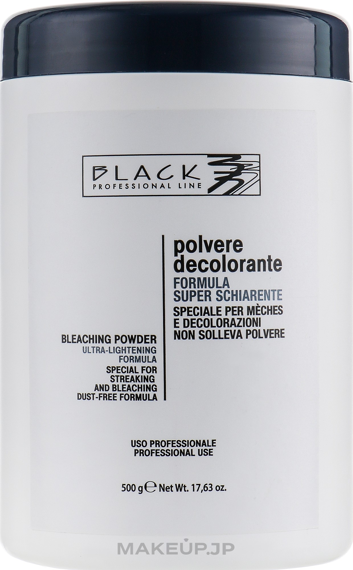 Bleaching Hair Powder, dark blue (jar) - Black Professional Line Bleaching Powder Blue — photo 500 g