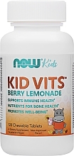 Fragrances, Perfumes, Cosmetics Vitamin-Mineral Complex "Kid Vits Berry Lemonade", 120 chewables - Now Foods