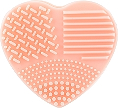 Fragrances, Perfumes, Cosmetics Brush Cleanser "Heart", orange - Ilu Brush Cleaner Orange