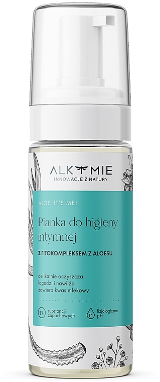 Intimate Wash Foam - Alkemie Aloe It's Me! Intimate Foam — photo N2