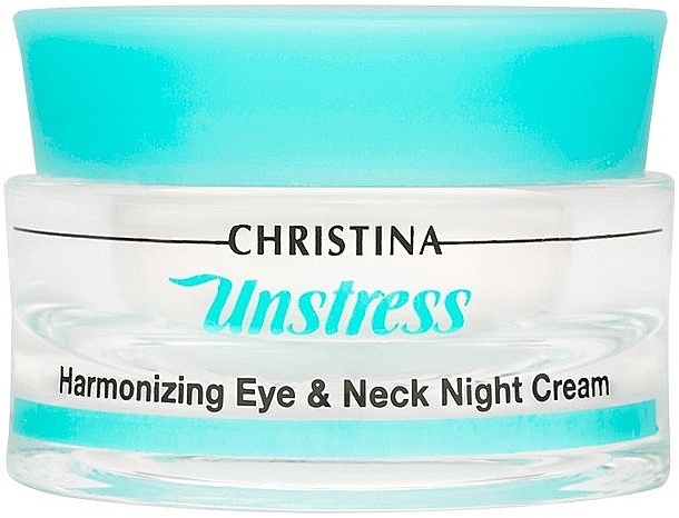 Harmonizing Night Eye & Neck Cream - Christina Unstress Harmonizing Night Cream For Eye And Neck — photo N2