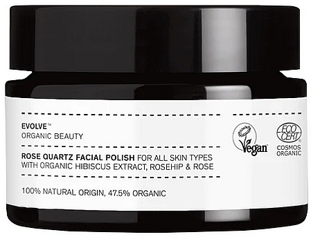 Face Scrub - Evolve Organic Beauty Rose Quartz Facial Polish — photo N1