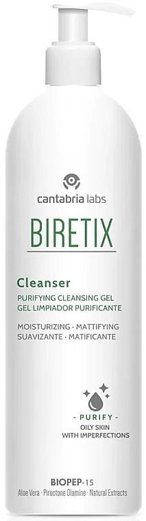 Face Cleansing Gel - Cantabria Labs Biretix Cleanser Purifying Cleansing Gel — photo N3