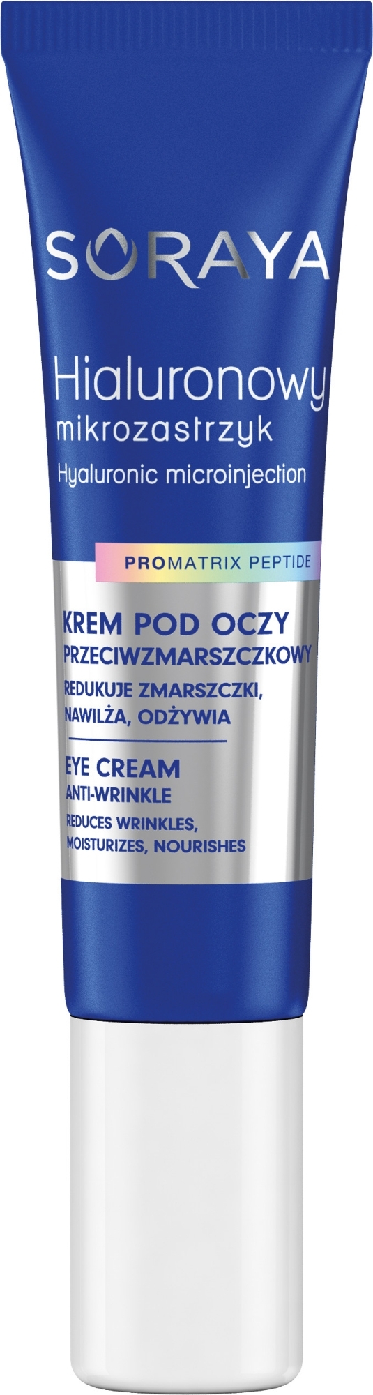 アンチリンクル アイクリーム - Soraya Hyaluronic Microinjection Pro Matrix Peptide Anti-Wrinkle Eye Cream — photo 15 ml