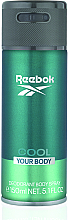 Deodorant - Reebok Cool Your Body Deodorant Body Spray For Men — photo N1