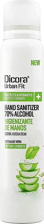 Hand Sanitizer Spray with Aloe Vera Scent - Dicora Urban Fit Protects & Hydrates Hand Sanitizer — photo N3