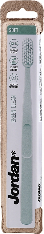 Soft Toothbrush, mint - Jordan Green Clean Soft — photo N1