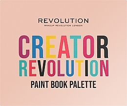 Makeup Palette - Makeup Revolution Creator Revolution Face Paint Book Palette — photo N2