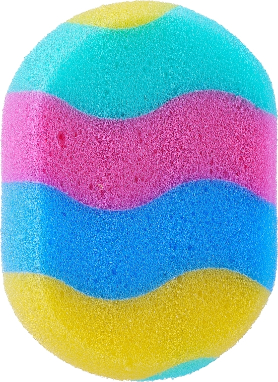 Rainbow Body Wash Sponge - Sanel №8 — photo N1