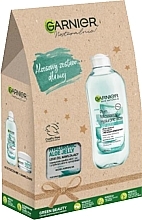 Fragrances, Perfumes, Cosmetics Set - Garnier Skin Naturals Aloe Xmass 2021 (gel/50ml + micel/water/400ml)