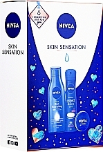 Fragrances, Perfumes, Cosmetics Set - Nivea Skin Sensation Body Milk Box (cr/30ml + b/milk/250ml + deo/150ml)