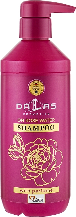 Firming Hair Shampoo with Rose Water - Dalas Cosmetics On Rose Water Shampoo — photo N1