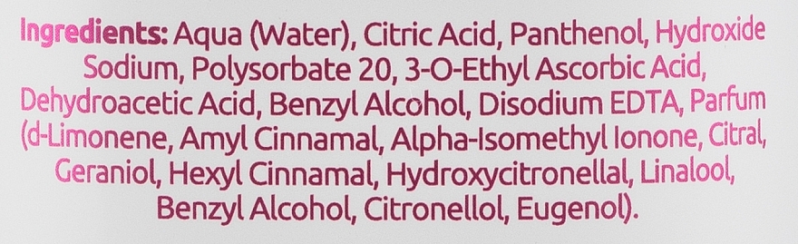 Citric acid and vitamin C Tonic - Charmine Rose C-Vit Acid 5% — photo N5