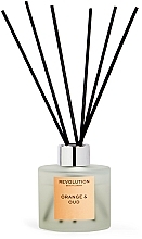 Fragrances, Perfumes, Cosmetics Orange & Oud Reed Diffuser - Makeup Revolution Home Orange & Oud Reed Diffuser