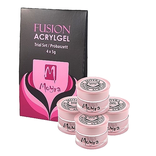 Moyra Fusion Acrylgel Baby Boomer Set (acrylgel/4x5g) - Set — photo N1