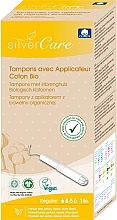 Organic Cotton Tampons "Regular ", 16 pcs - Masmi Silver Care — photo N20