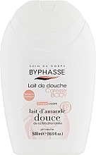 Fragrances, Perfumes, Cosmetics Almond Milk Shower Cream - Byphasse Caresse Shower Cream